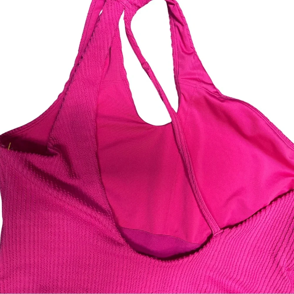 Old Navy One Shoulder Textured Bathing Suit sz XLG
